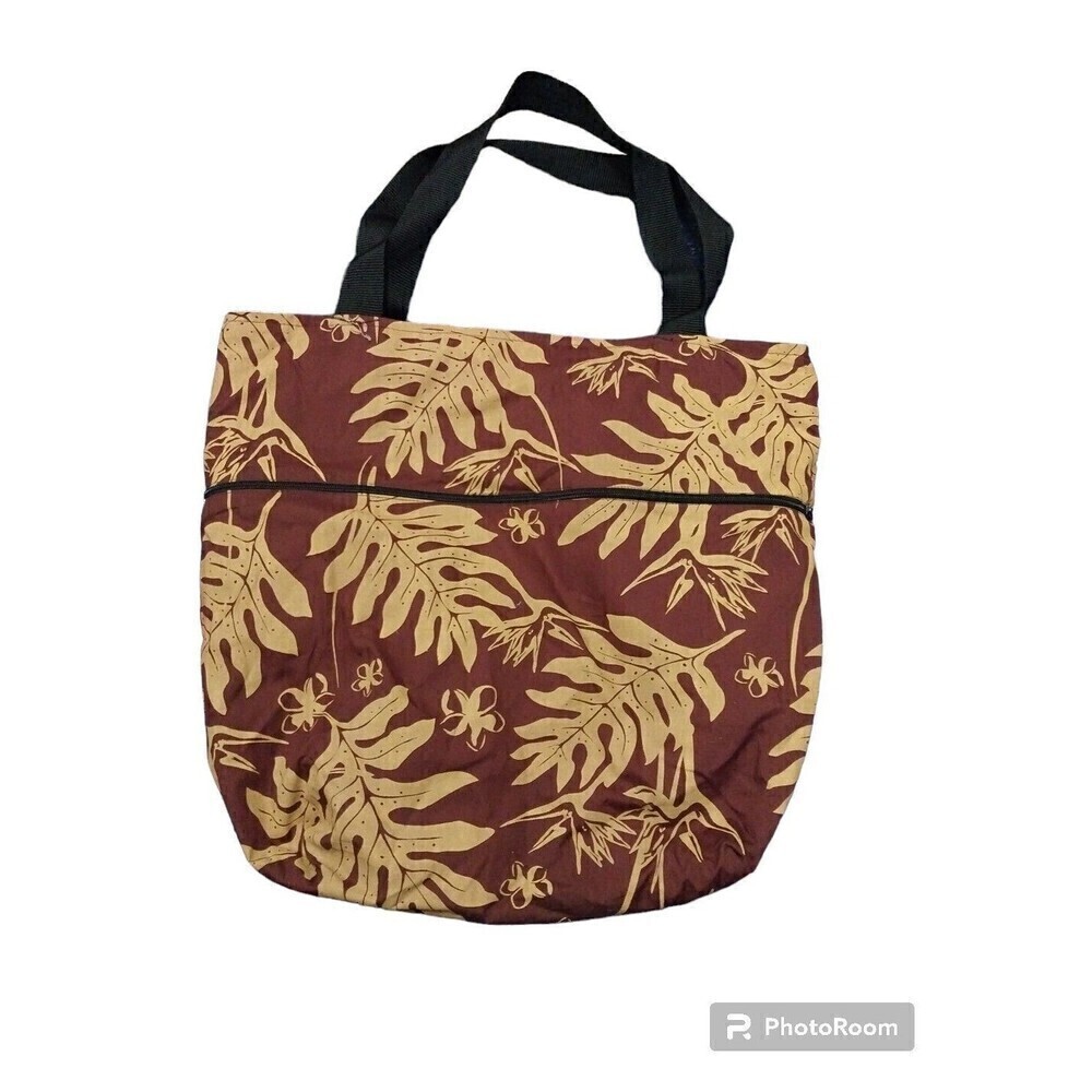 Local Design Made In Hawaii Tote Bag Beach Flowers - Picture 3 of 7